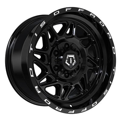 TIS Offroad 552B Series Wheel, 20x9 with 6 on 5.5/6 on 135 Bolt Pattern - Black - 552B-2096800